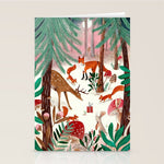 Whimsical woodland enchanted forest animals Stationery Card Gallery Image 1