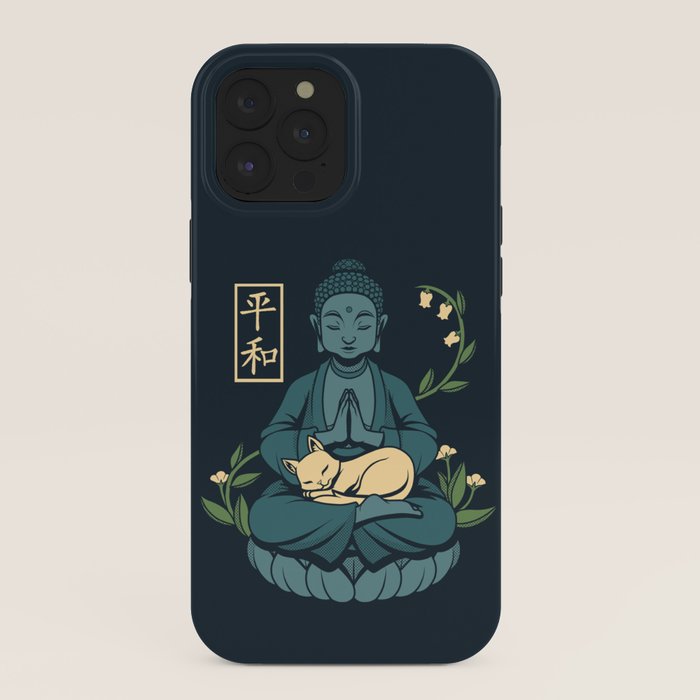 Cat Meditation Buddhism Buddha by Tobe Fonseca iPhone Case Gallery Image 40
