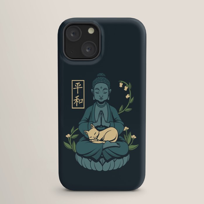 Cat Meditation Buddhism Buddha by Tobe Fonseca iPhone Case Gallery Image 17