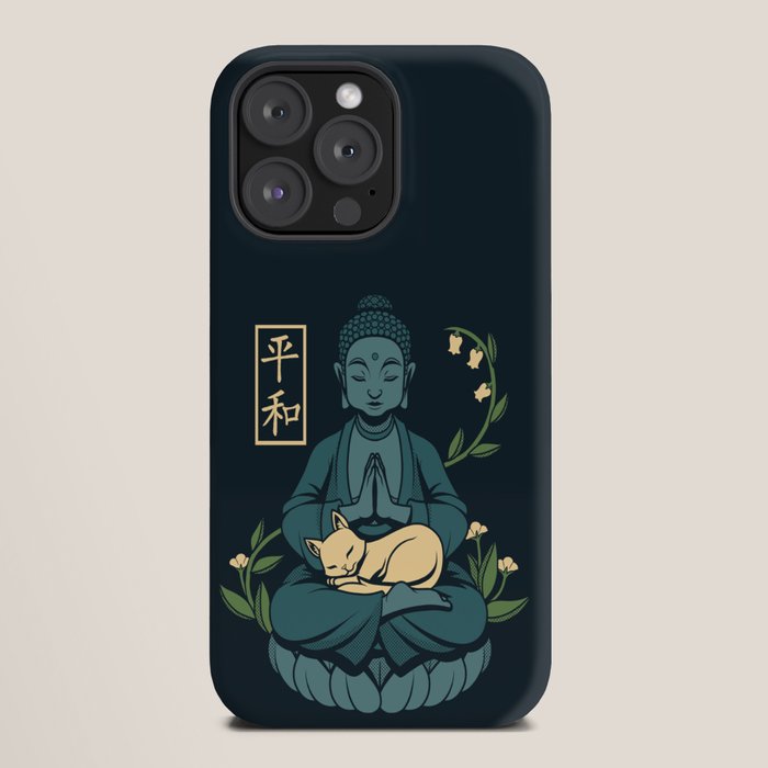 Cat Meditation Buddhism Buddha by Tobe Fonseca iPhone Case Gallery Image 20