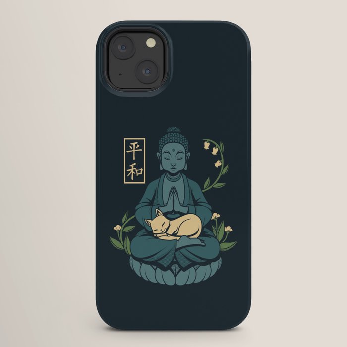 Cat Meditation Buddhism Buddha by Tobe Fonseca iPhone Case Gallery Image 26