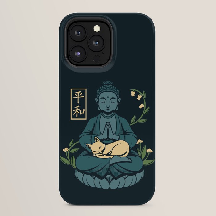 Cat Meditation Buddhism Buddha by Tobe Fonseca iPhone Case Gallery Image 24
