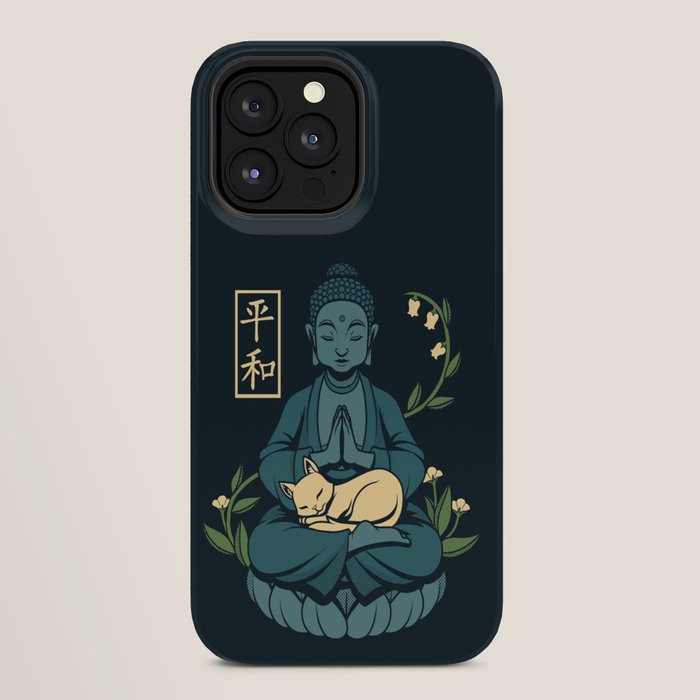 Cat Meditation Buddhism Buddha by Tobe Fonseca iPhone Case Gallery Image 28