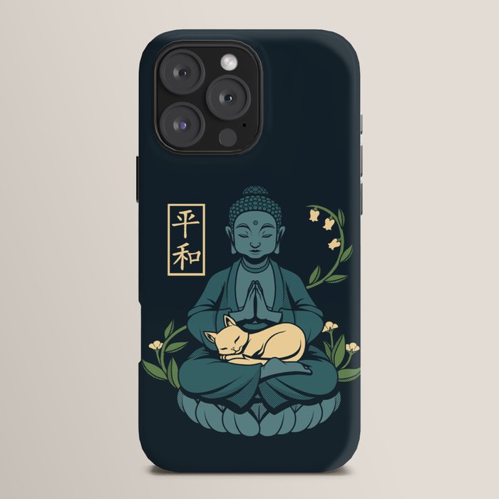 Cat Meditation Buddhism Buddha by Tobe Fonseca iPhone Case Gallery Image 16