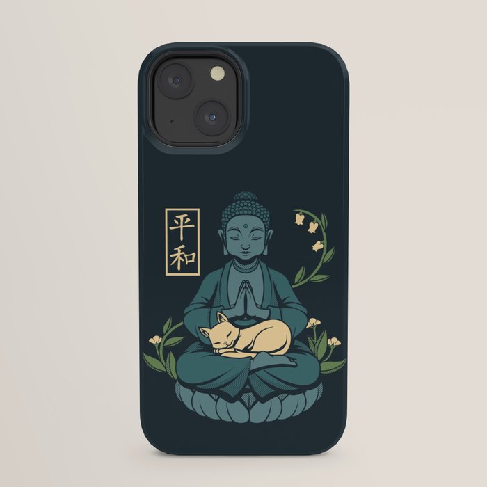 Cat Meditation Buddhism Buddha by Tobe Fonseca iPhone Case Gallery Image 29