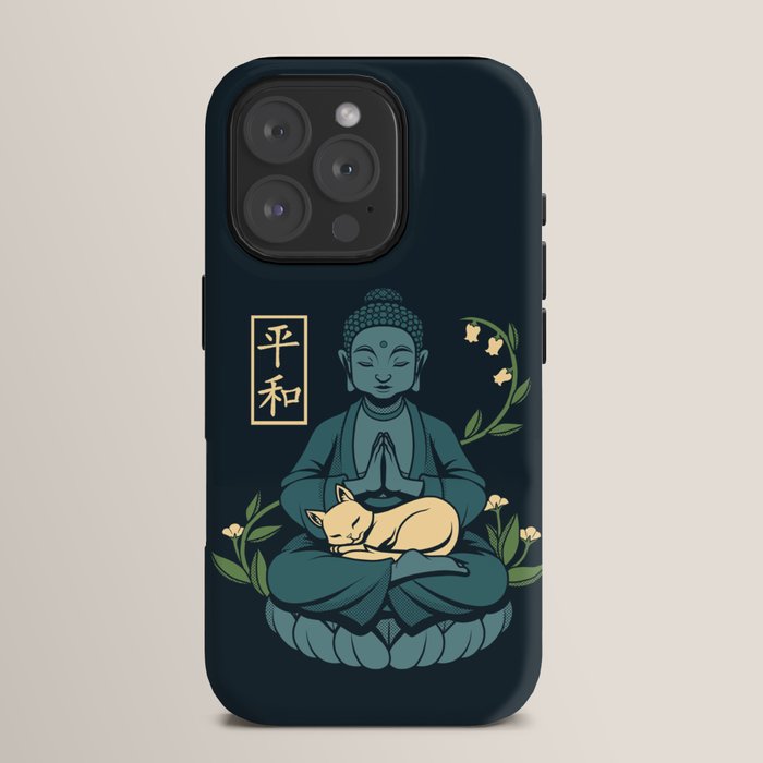 Cat Meditation Buddhism Buddha by Tobe Fonseca iPhone Case Gallery Image 15