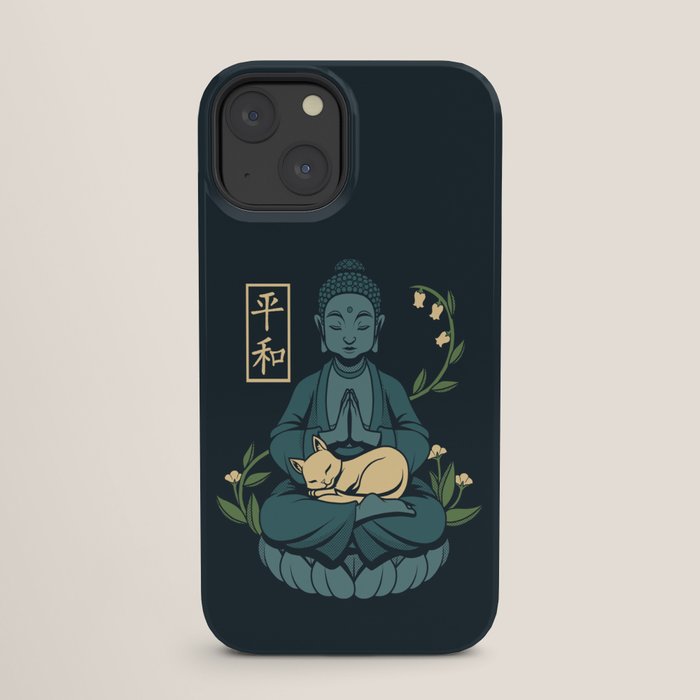 Cat Meditation Buddhism Buddha by Tobe Fonseca iPhone Case Gallery Image 25