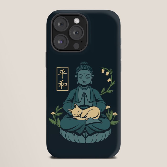 Cat Meditation Buddhism Buddha by Tobe Fonseca iPhone Case Gallery Image 12