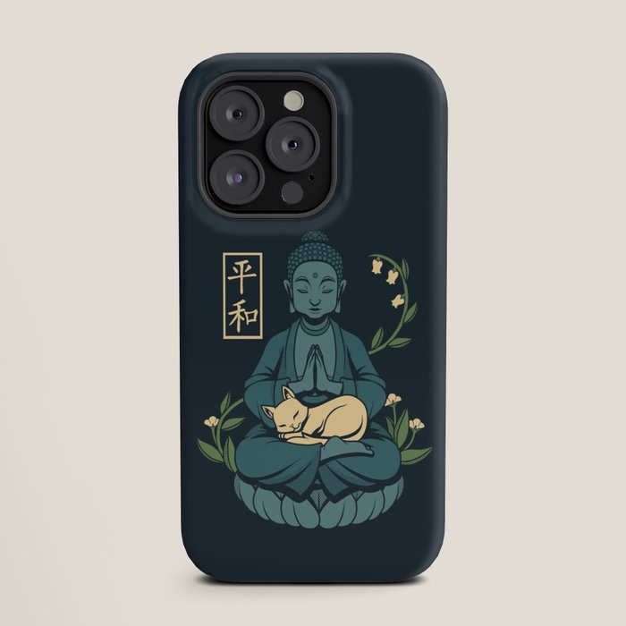 Cat Meditation Buddhism Buddha by Tobe Fonseca iPhone Case Gallery Image 19