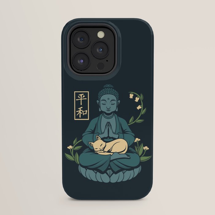 Cat Meditation Buddhism Buddha by Tobe Fonseca iPhone Case Gallery Image 31
