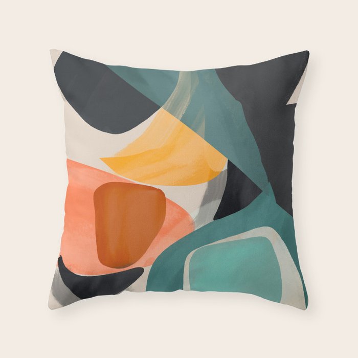Modern Abstract Art 146 Throw Pillow Gallery Image 4