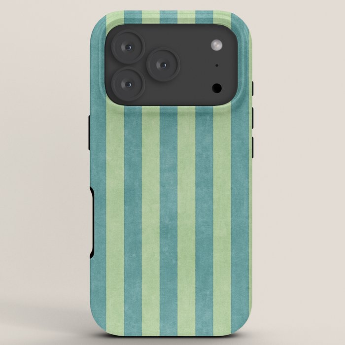 STRIPES - 005 - teal and green iPhone Case Gallery Image 7