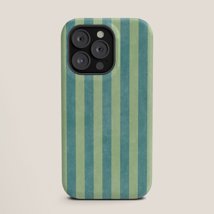 STRIPES - 005 - teal and green iPhone Case Gallery Image 19