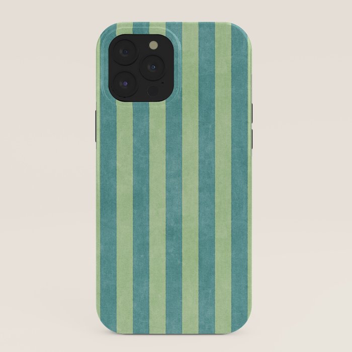 STRIPES - 005 - teal and green iPhone Case Gallery Image 40