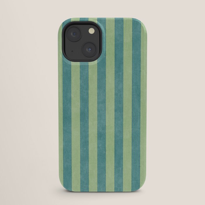 STRIPES - 005 - teal and green iPhone Case Gallery Image 25