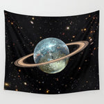 Saturn Disco II Wall Tapestry Gallery Image 1