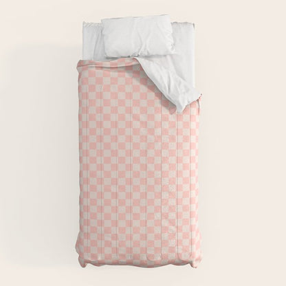 Check VII - Pink â Checkerboard Print Comforter Gallery Image 5