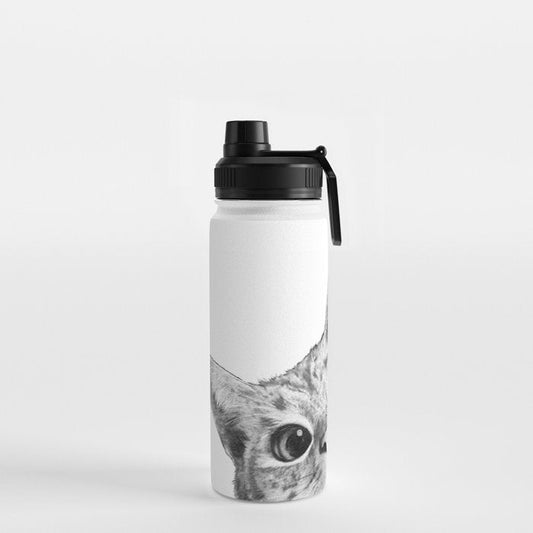 sneaky cat Water Bottle Gallery Image 2