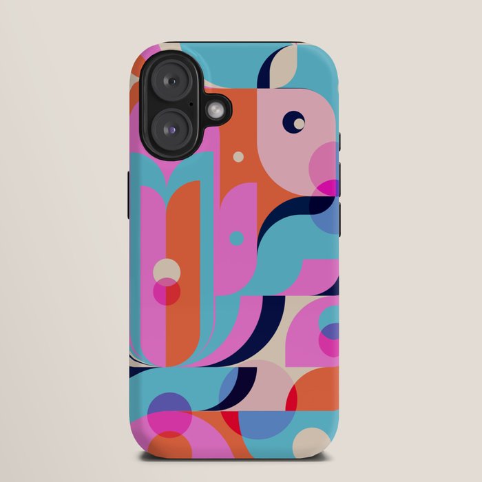 Blue Pink Girl iPhone Case Gallery Image 9