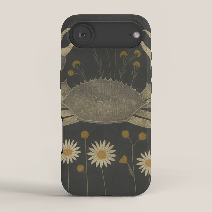 Crab with Daisies iPhone Case Gallery Image 2
