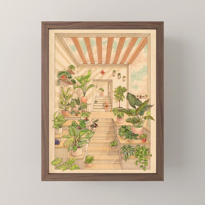 Houseplants Mini Art Print Gallery Image 2
