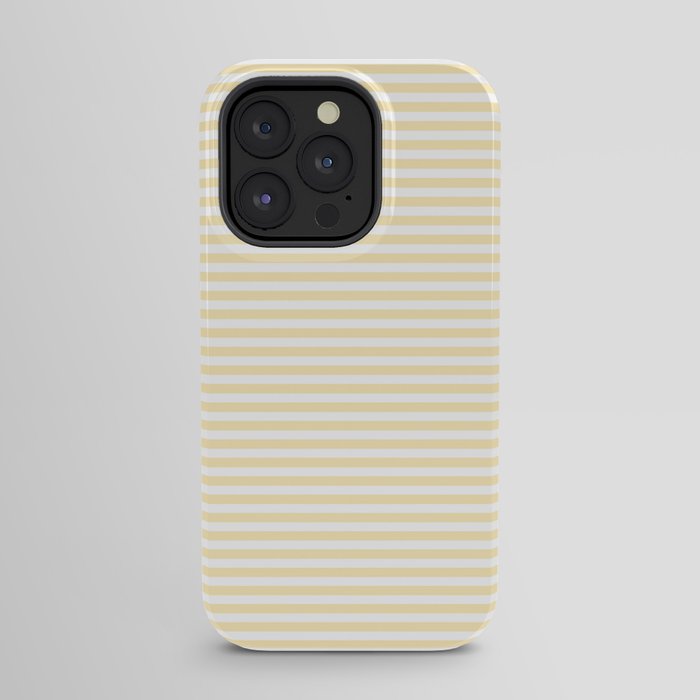 Lemon Honey Cream Stripe iPhone Case Gallery Image 23