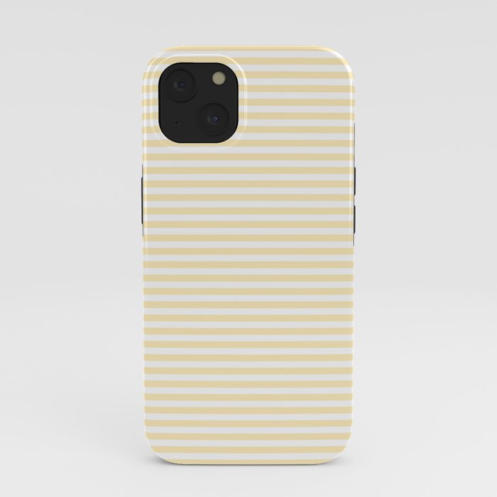 Lemon Honey Cream Stripe iPhone Case Gallery Image 37