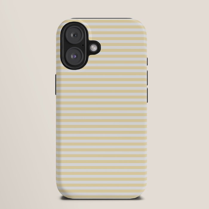 Lemon Honey Cream Stripe iPhone Case Gallery Image 9