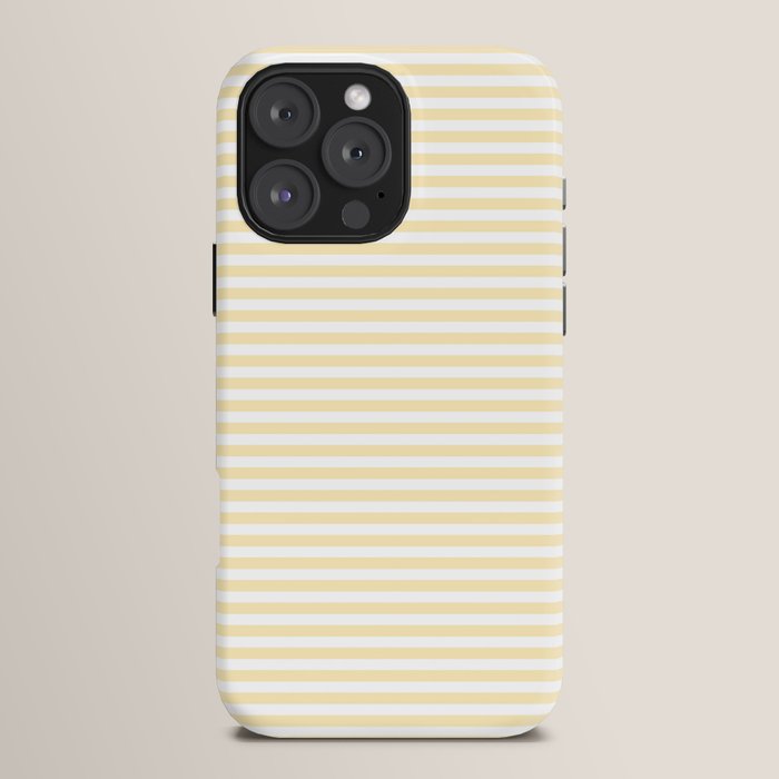 Lemon Honey Cream Stripe iPhone Case Gallery Image 16