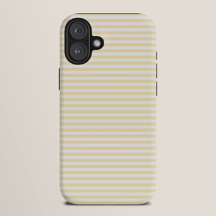 Lemon Honey Cream Stripe iPhone Case Gallery Image 10