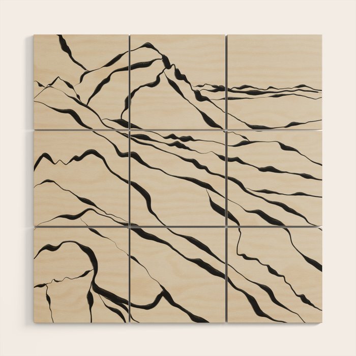 Mountain know the secret III Wood Wall Art Gallery Image 1