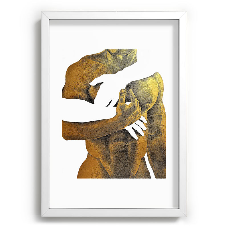 Echoes II - NOODOOD Painting (Gold doesn't print shiny) Framed Art Print Gallery Image 46