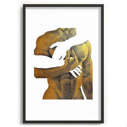 Echoes II - NOODOOD Painting (Gold doesn't print shiny) Framed Art Print Gallery Image 36