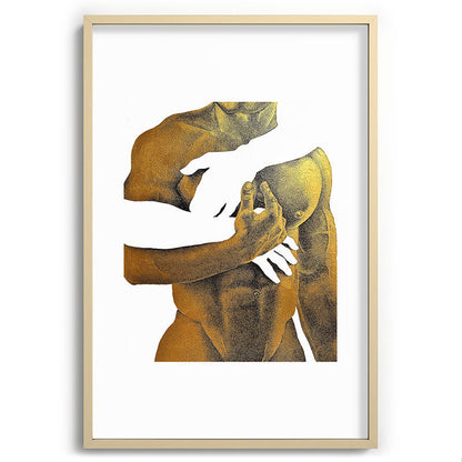 Echoes II - NOODOOD Painting (Gold doesn't print shiny) Framed Art Print Gallery Image 44