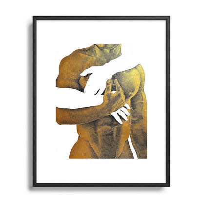 Echoes II - NOODOOD Painting (Gold doesn't print shiny) Framed Art Print Gallery Image 49