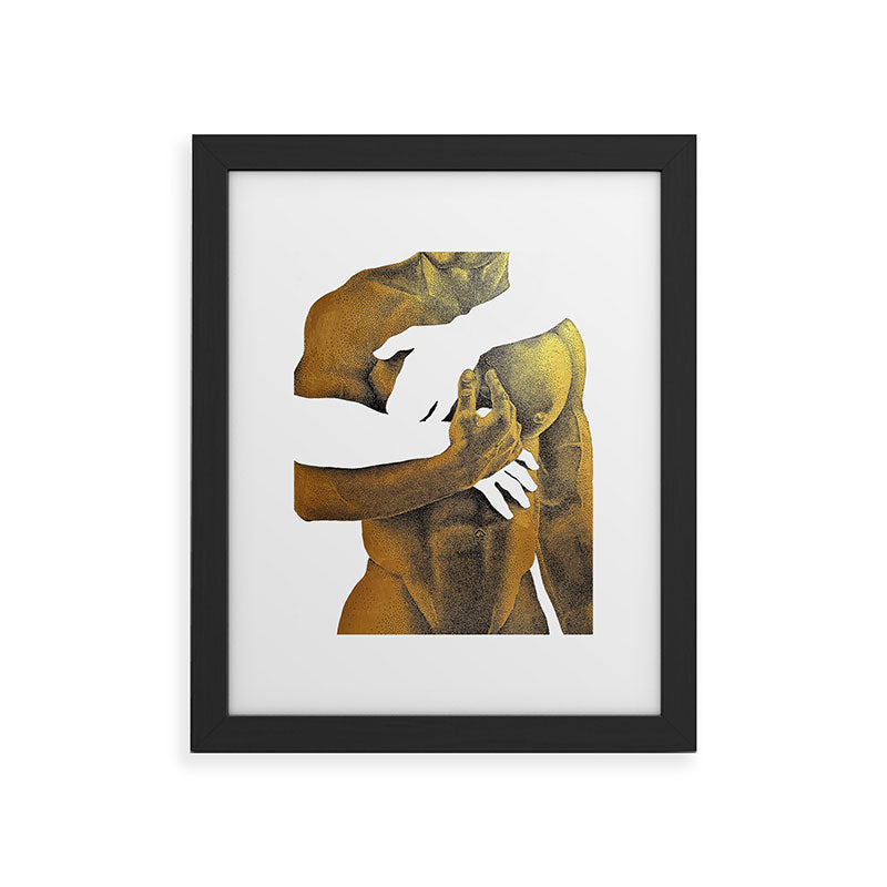 Echoes II - NOODOOD Painting (Gold doesn't print shiny) Framed Art Print Gallery Image 17