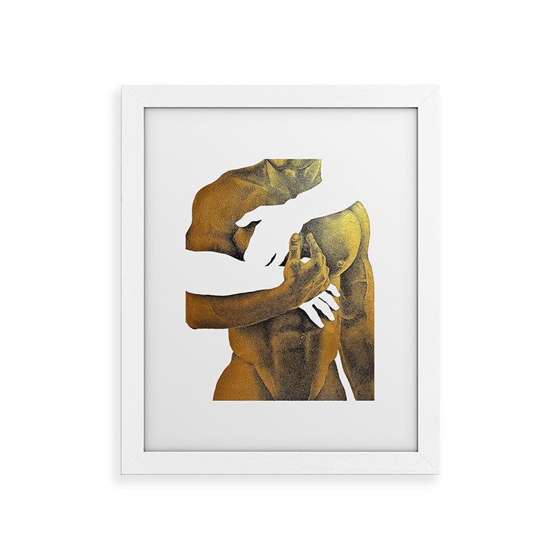 Echoes II - NOODOOD Painting (Gold doesn't print shiny) Framed Art Print Gallery Image 30
