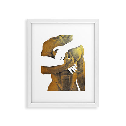 Echoes II - NOODOOD Painting (Gold doesn't print shiny) Framed Art Print Gallery Image 14
