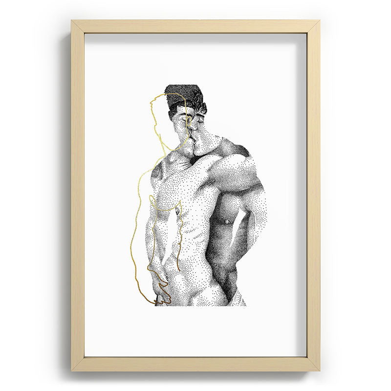 Figuration 1 (GOLD DOESN'T PRINT SHINY) Framed Art Print Gallery Image 42