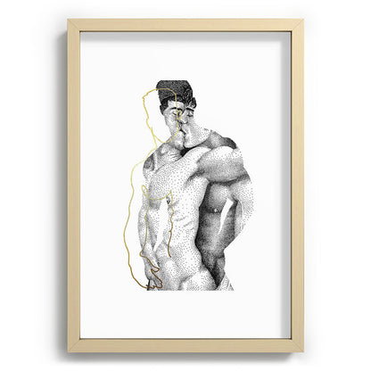 Figuration 1 (GOLD DOESN'T PRINT SHINY) Framed Art Print Gallery Image 42