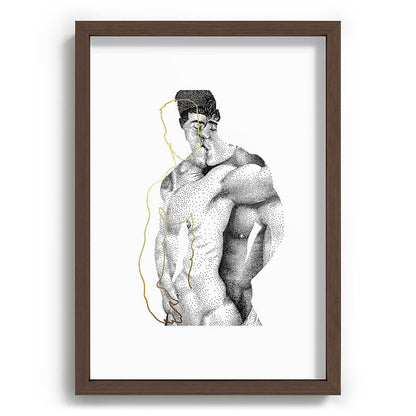 Figuration 1 (GOLD DOESN'T PRINT SHINY) Framed Art Print Gallery Image 38