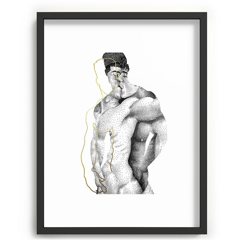 Figuration 1 (GOLD DOESN'T PRINT SHINY) Framed Art Print Gallery Image 35