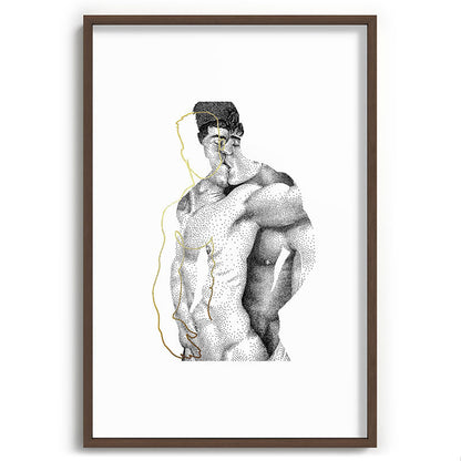 Figuration 1 (GOLD DOESN'T PRINT SHINY) Framed Art Print Gallery Image 40