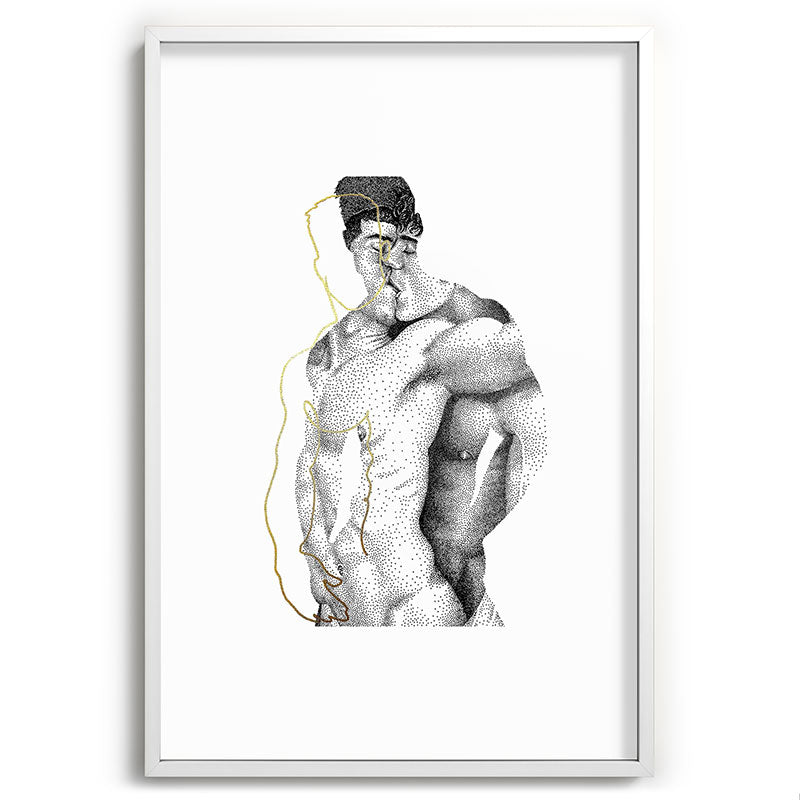 Figuration 1 (GOLD DOESN'T PRINT SHINY) Framed Art Print Gallery Image 48