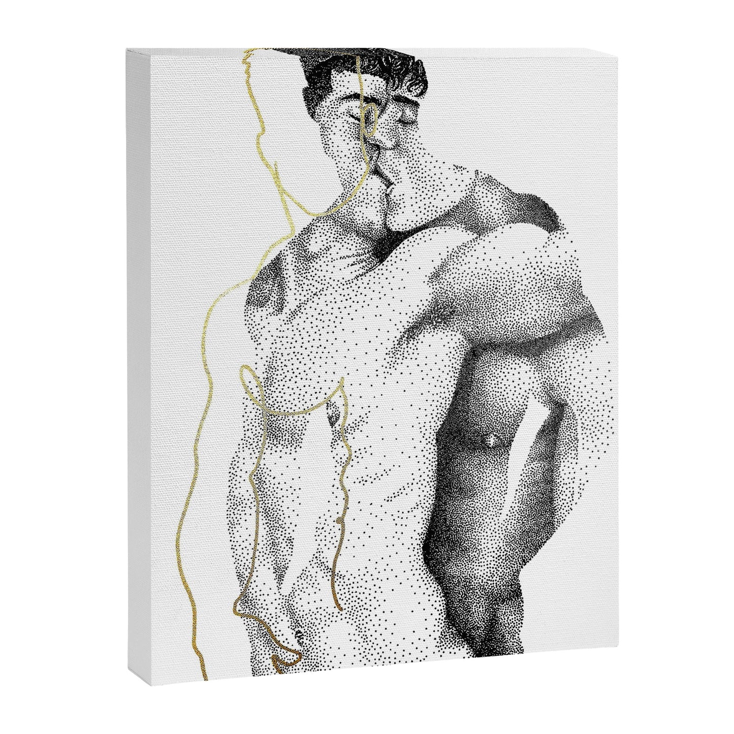 Figuration 1 (GOLD DOESN'T PRINT SHINY) Canvas Print Gallery Image 1