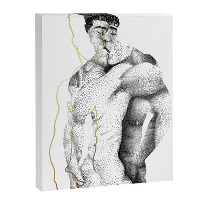 Figuration 1 (GOLD DOESN'T PRINT SHINY) Canvas Print Gallery Image 1