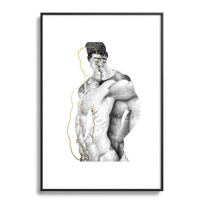 Figuration 1 (GOLD DOESN'T PRINT SHINY) Framed Art Print Gallery Image 50