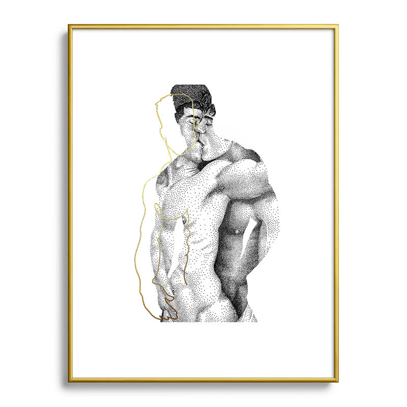 Figuration 1 (GOLD DOESN'T PRINT SHINY) Framed Art Print Gallery Image 55
