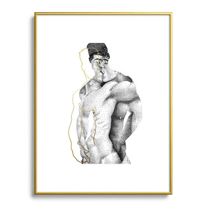 Figuration 1 (GOLD DOESN'T PRINT SHINY) Framed Art Print Gallery Image 55