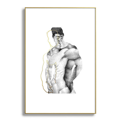 Figuration 1 (GOLD DOESN'T PRINT SHINY) Framed Art Print Gallery Image 56